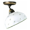 Kolarz 731.10.27 - Pinnale kinnitatav lühter NONNA 1xE27/75W/230V d. 30 cm roheline
