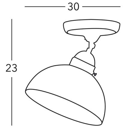 Kolarz 731.10.54 - Kohtvalgusti NONNA 1xE27/75W/230V