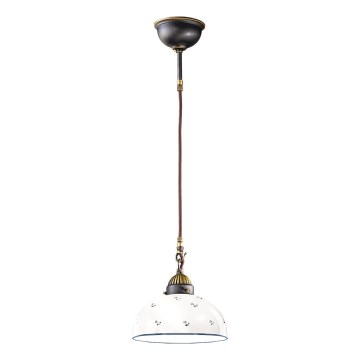 Kolarz 731.30.24 - Lühter NONNA 1xE27/75W/230V d. 30 cm sinine