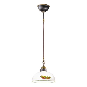 Kolarz 731.32.139 - Lühter NONNA 1xE27/75W/230V d. 36 cm viinamarjad/maasikad