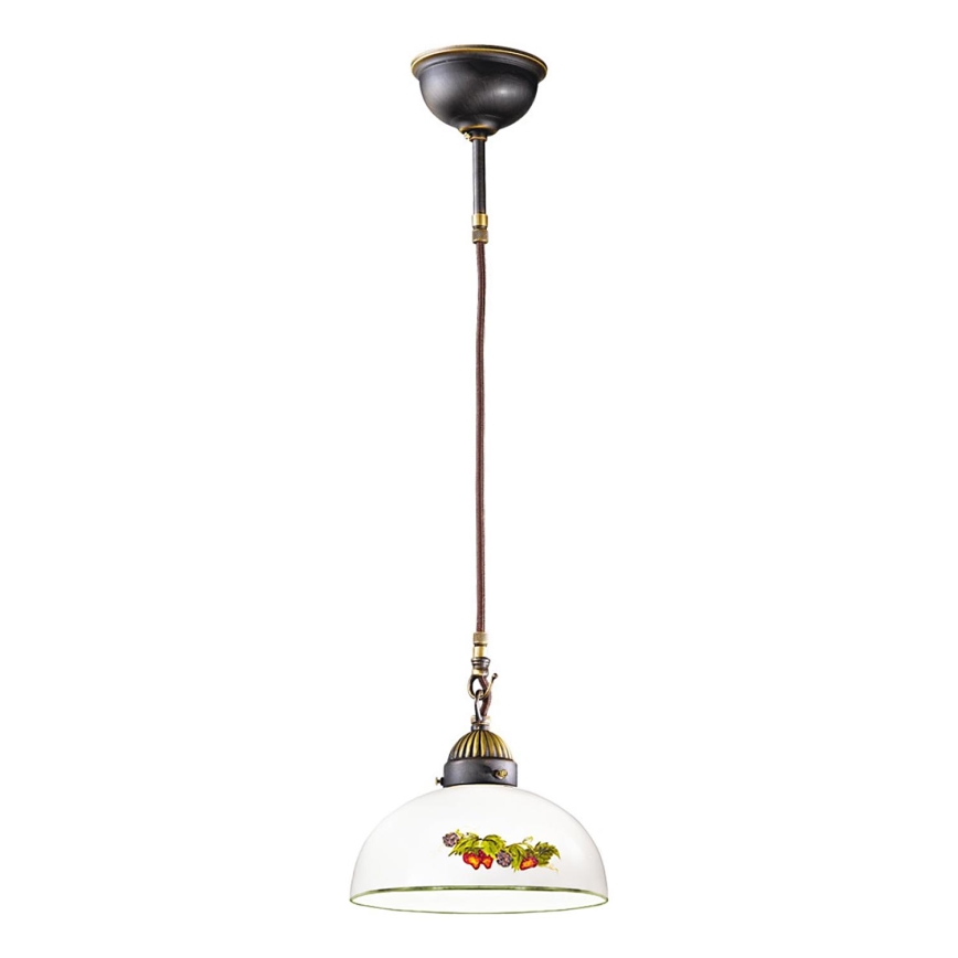 Kolarz 731.32.139 - Lühter NONNA 1xE27/75W/230V d. 36 cm viinamarjad/maasikad