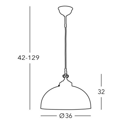 Kolarz 731.32.18 - Lühter NONNA 1xE27/75W/230V sinine