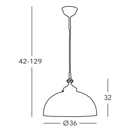 Kolarz 731.32.22 - Lühter NONNA 1xE27/75W/230V roheline