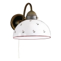 Kolarz 731.61.69 - Seinavalgusti NONNA 1xE27/75W/230V punane
