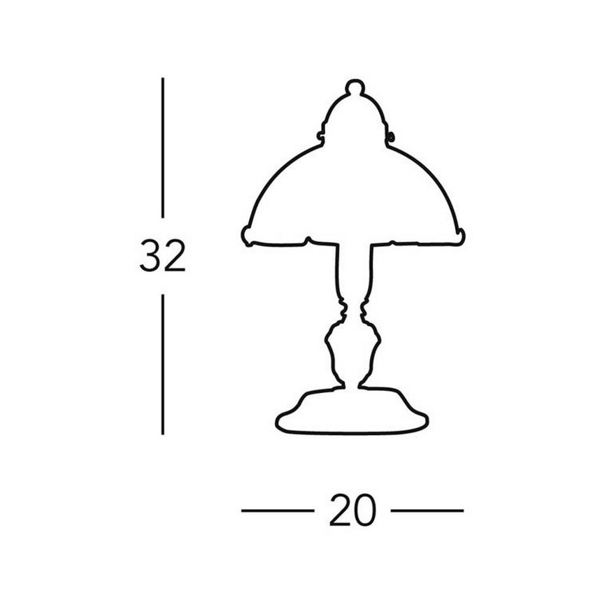 Kolarz 731.73.53 - Laualamp NONNA 1xE14/60W/230V