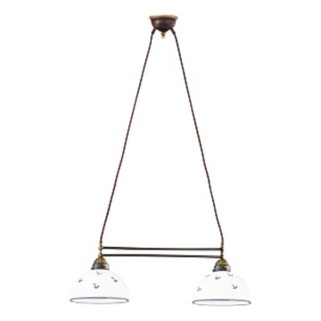 Kolarz 731.82.24 - Lühter NONNA 2xE27/75W/230V sinine