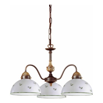 Kolarz 731.83.20 - Lühter NONNA 3xE27/75W/230V roheline