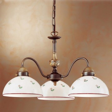 Kolarz 731.83.69 - Lühter NONNA 3xE27/75W/230V punane