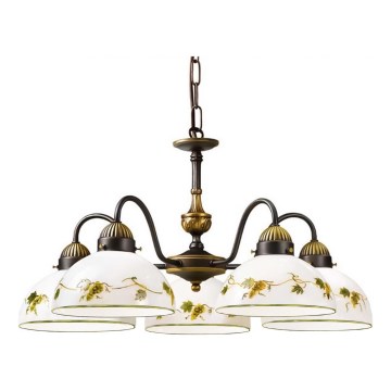 Kolarz 731.85.122 - Lühter NONNA 5xE27/75W/230V viinamarjad