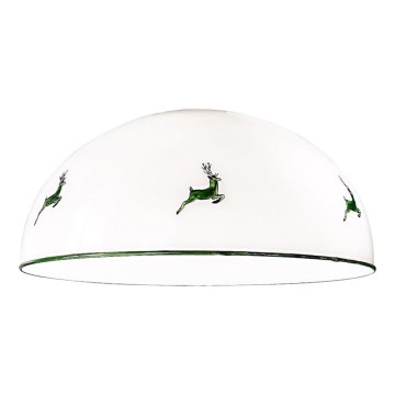 Kolarz 731.G101 - Asendusklaas lüstrile NONNA E27, läbimõõt 30 cm, hirve-roheline