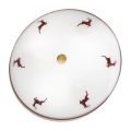 Kolarz 731.U12.4.103 - laelamp NONNA 2xE14/60W/230V, läbimõõt 32 cm, punane/messing