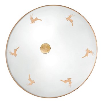 Kolarz 731.U12.4.150 - Seinavalgusti NONNA 2xE14/60W/230V, läbimõõt 32 cm, hirve-roosakuld