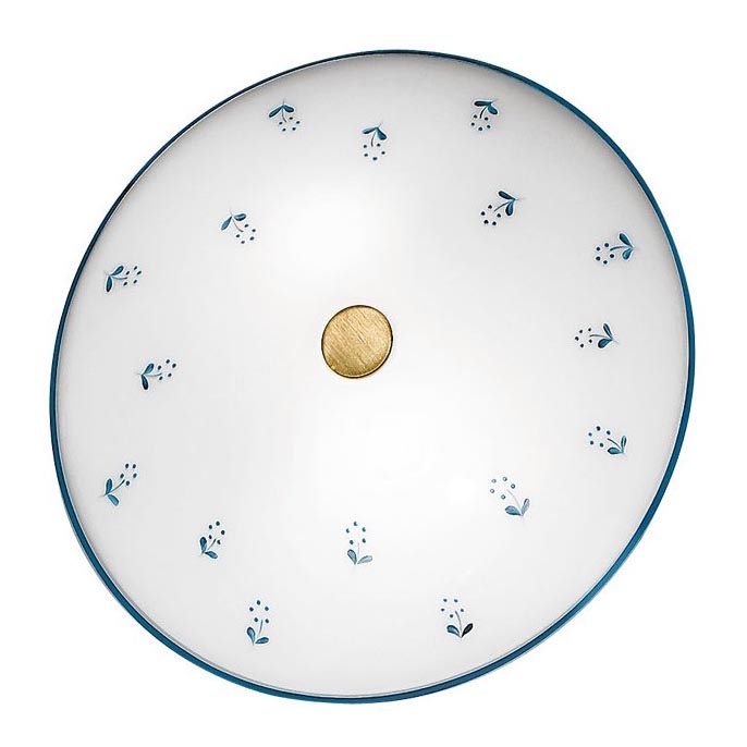 Kolarz 731.U12.4.17- Laevalgusti NONNA 2xE14/60W/230V d. 32 cm sinine/messing