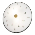 Kolarz 731.U12.4.70 - Laelamp NONNA 2xE14/60W/230V, läbimõõt 32 cm, roheline/messing