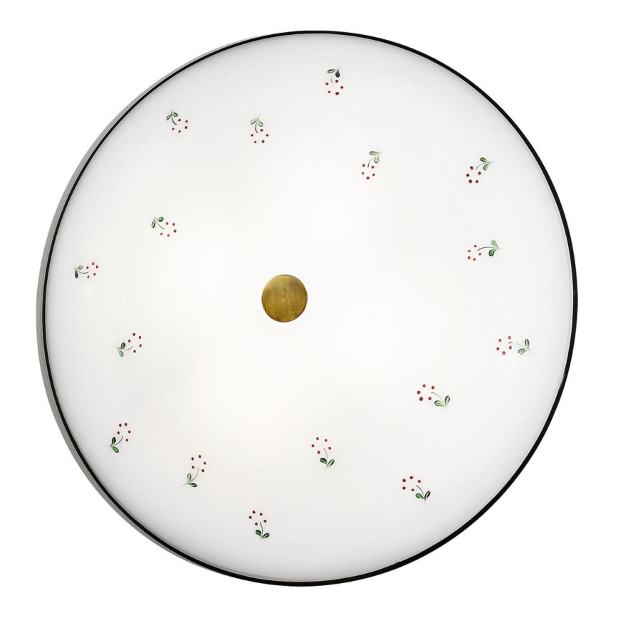 Kolarz 731.U14.4.70- Laevalgusti NONNA 4xE27/60W/230V d. 54 cm roheline/messing