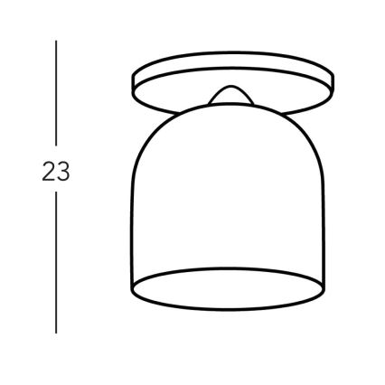 Kolarz A1352.11.Au - Pinnale kinnitatav lühter NONNA 1xE27/60W/230V tamm/valge/kuldne