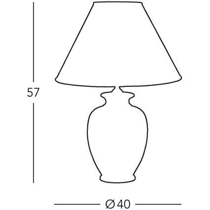 Kolarz A1354.71 - Laualamp GIARDINO 1xE27/100W/230V d. 40 cm