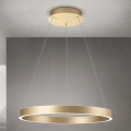 KOLK LED hämardatav rippvalgusti LED/60W/230V 2700/3000/4000K läbimõõt 60 cm kuldne