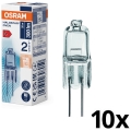 Komplekt 10x ahju pirne HALOSTAR G4/20W/12V 2700K - Osram