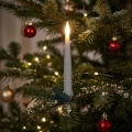 Komplekt 10x hämardatavaid LED-jõulukaunistusi LED/1xAAA 15 cm soe valge küünal + kaugjuhtimispult