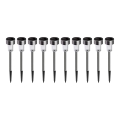KOMPLEKT 10x LED päikeseenergia lamp LED/0,06W/1,2V 6000K IP44 40 mAh
