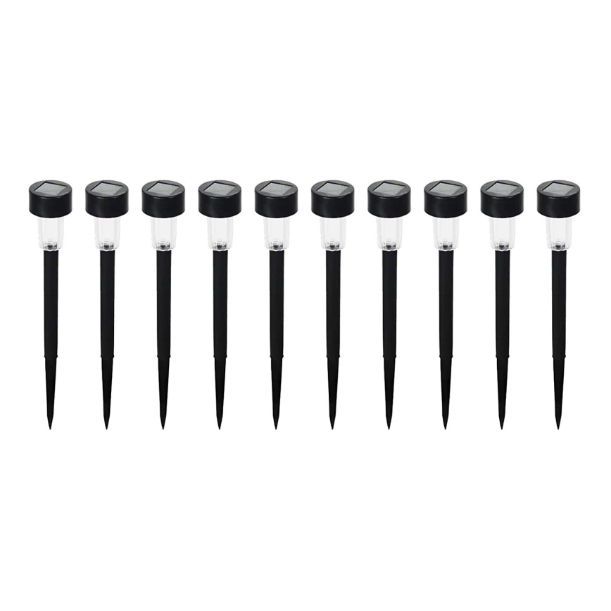 KOMPLEKT 10x LED Päikesepaneeliga valgusti LED/0,06W/1,2V 6000K IP44 40 mAh