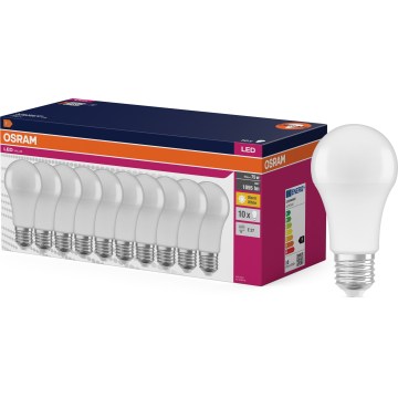 Komplekt 10x LED-pirni CLASSIC A75 E27/10W/230V 2700K - Osram