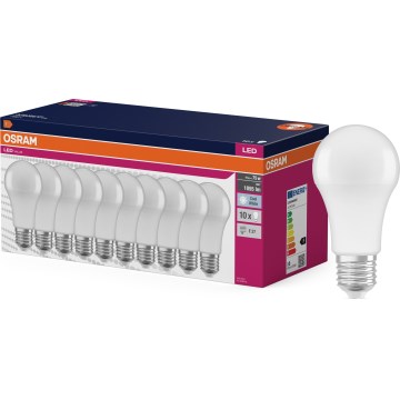 Komplekt 10x LED-pirni CLASSIC A75 E27/10W/230V 4000K - Osram