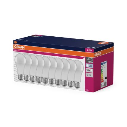 Komplekt 10x LED-pirni CLASSIC A75 E27/10W/230V 4000K - Osram