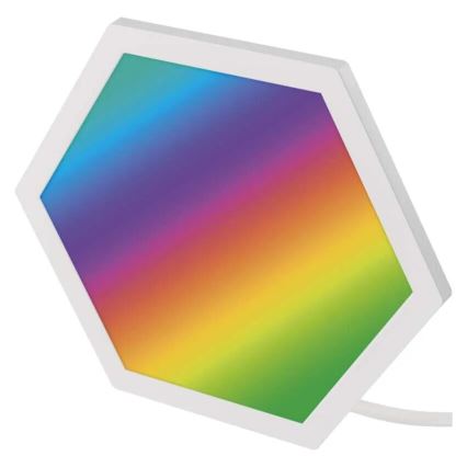 KOMPLEKT 10x RGBIC Hämardatav valguspaneel LED/1,9W/230V Wi-Fi Tuya