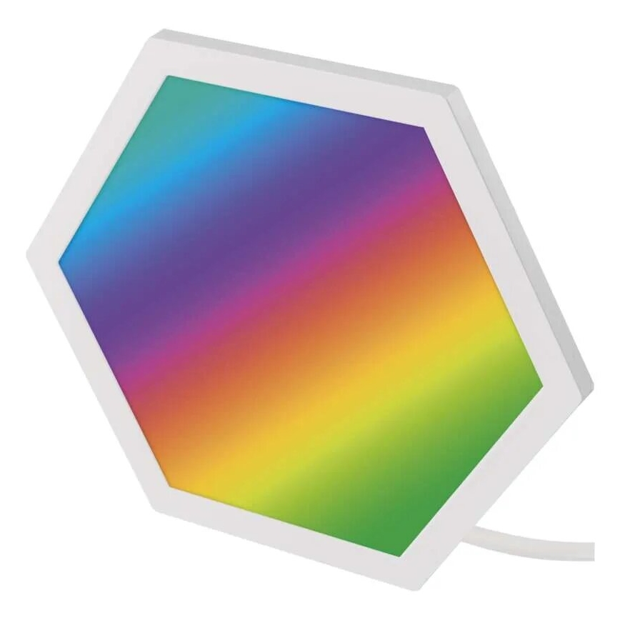 KOMPLEKT 10x RGBIC Hämardatav valguspaneel LED/1,9W/230V Wi-Fi Tuya
