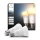 Komplekt 2 tk hämardatavaid Philips Hue WHITE AMBIANCE E27 LED-pirne, 8,1 W, 230 V, 1000–20000 K