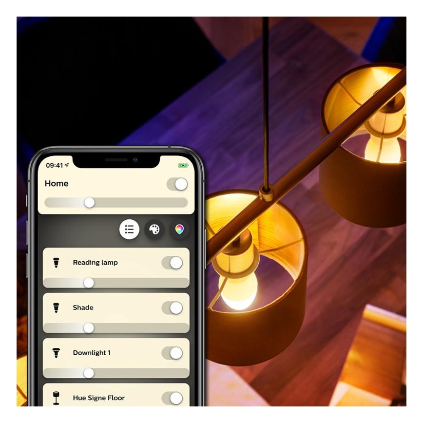 Komplekt 2 x LED Hämardatav pirn Philips Hue WHITE E14/5,5W/230V 2700K