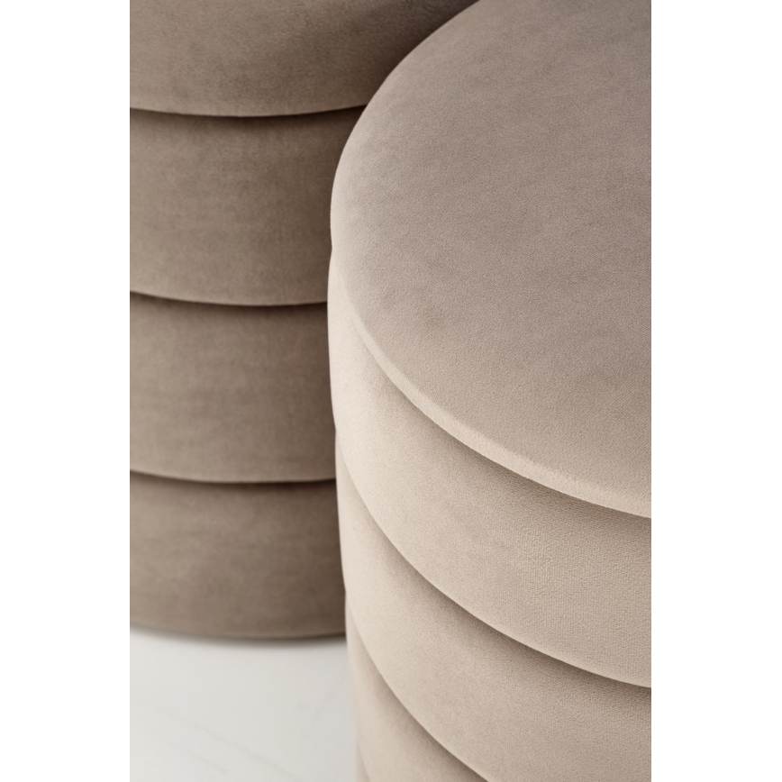 Komplekt 2 x PAX-pufit, läbimõõt 33/40 cm, värvus taupe