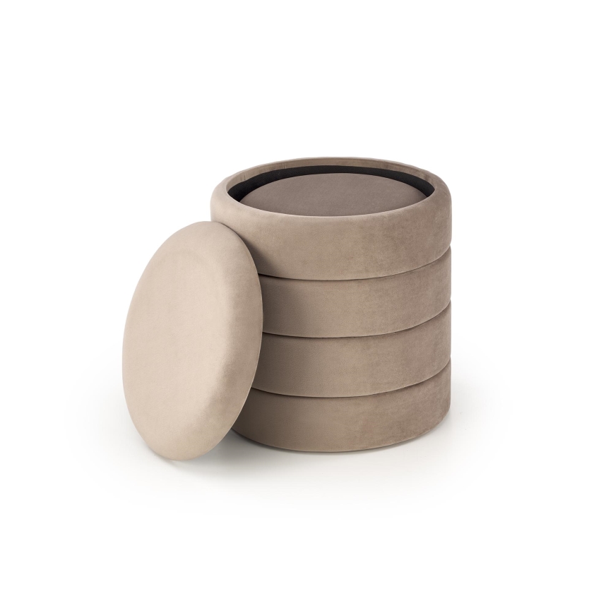 Komplekt 2 x PAX-pufit, läbimõõt 33/40 cm, värvus taupe