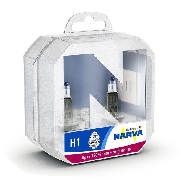 KOMPLEKT 2x Auto pirn H1 P14,5s/55W/12V - Narva 48068RPNVAS2