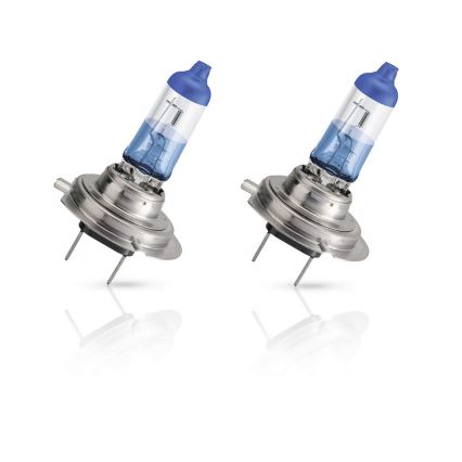KOMPLEKT 2x Autopirn Philips COLOR VISION 12972CVPBS2 H7 PX26d /55W/12V 3350K