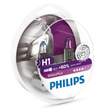 KOMPLEKT 2x Autopirn Philips VISION PLUS 12258VPS2 H1 P14,5s/55W/12V 3250K