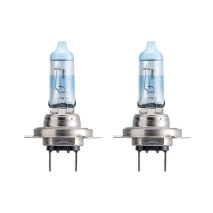 KOMPLEKT 2x Autopirn Philips WHITEVISION 12972WHVSM H7 PX26d/55W/12V 3700K + 2 asendipirn