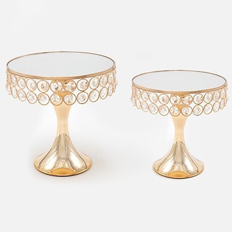 KOMPLEKT 2x Dekoratiivne kandik d. 20/25 cm kuldne