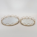 KOMPLEKT 2x Dekoratiivne kandik d. 39/30,5 cm