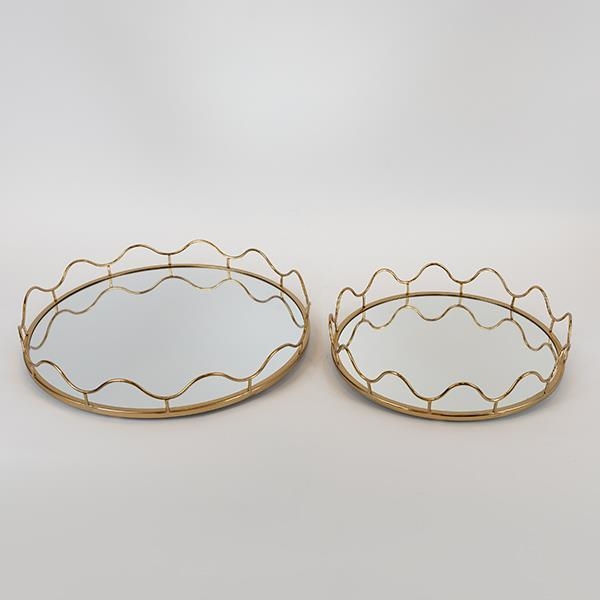 KOMPLEKT 2x Dekoratiivne kandik d. 39/30,5 cm