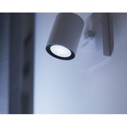 Komplekt 2x LED-hämardatav pirn Philips Hue WHITE AMBIANCE GU10/4,2W/230V 2200-6500K + Hue bridge