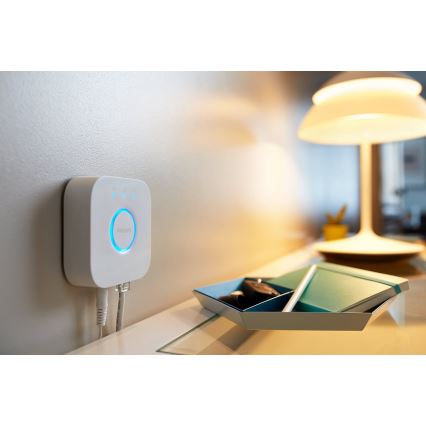 Komplekt 2x LED-hämardatav pirn Philips Hue WHITE AMBIANCE GU10/4,2W/230V 2200-6500K + Hue bridge