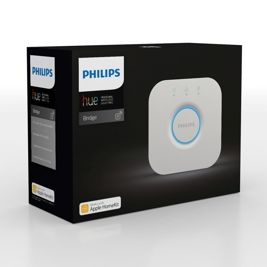 Komplekt 2x LED-hämardatav pirn Philips Hue WHITE AMBIANCE GU10/4,2W/230V 2200-6500K + Hue bridge