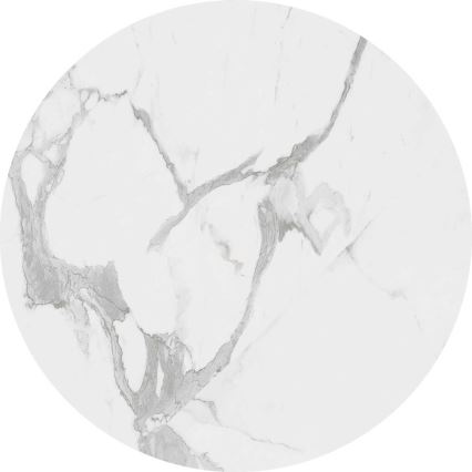 KOMPLEKT 2x Kohvilaud OREO d. 43/53 cm must/marmor disain