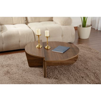 KOMPLEKT 2x Kohvilaud ORION pähkel