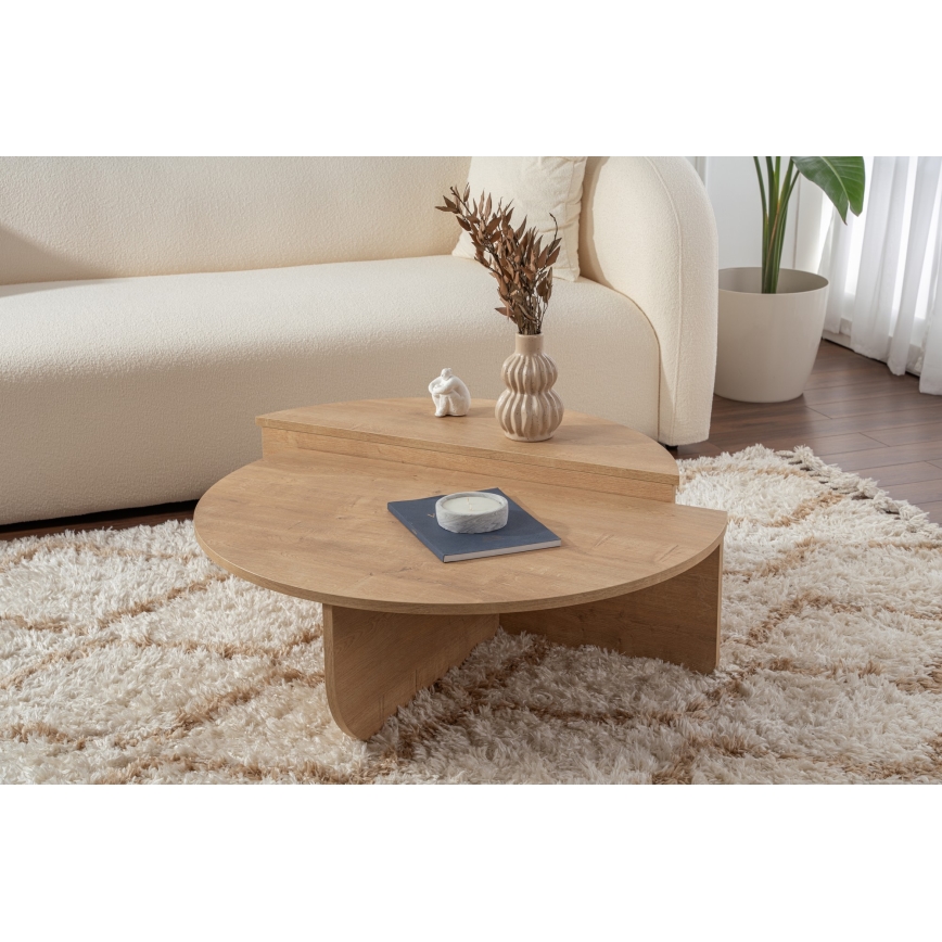 KOMPLEKT 2x Kohvilaud ORION tamm