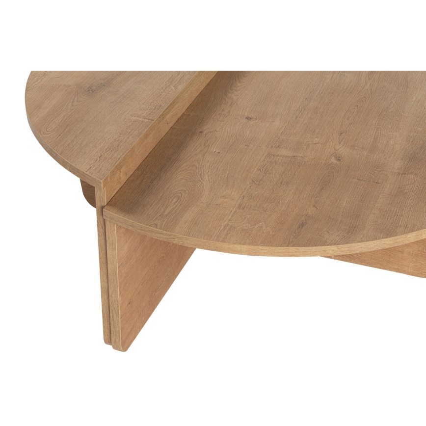 KOMPLEKT 2x Kohvilaud ORION tamm