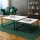 Komplekt 2x kohvilauda DUAL 76x76/66x66 cm must/valge